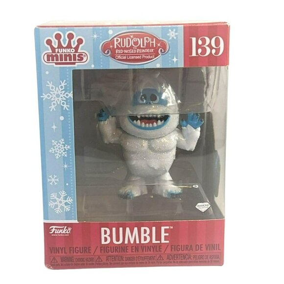 Funko Minis Rudolph the Red-Nosed Reindeer Bumble Diamond Collection #139 Vinyl - Picture 1 of 4